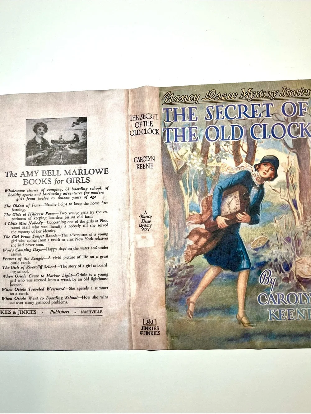 Nancy Drew The Secret of the Old Clock Book Shaped Microfiber Cleaning Eyeglass